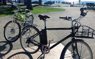 Aveny city ebikes at the beach