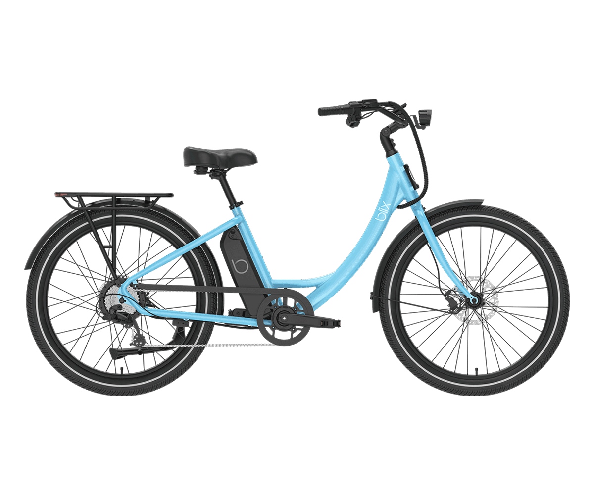Blix Sol X Cruiser Electric Bike, 8-Speed Shifting, Pedal Assist Sensor, UL Certified, 62 lbs Step-Through Ebike, Sky Blue Blix Sol X Cruiser Electric Bike, 8-Speed Shifting, Pedal Assist Sensor, UL Certified, 62 lbs Step-Through Ebike, Sky Blue